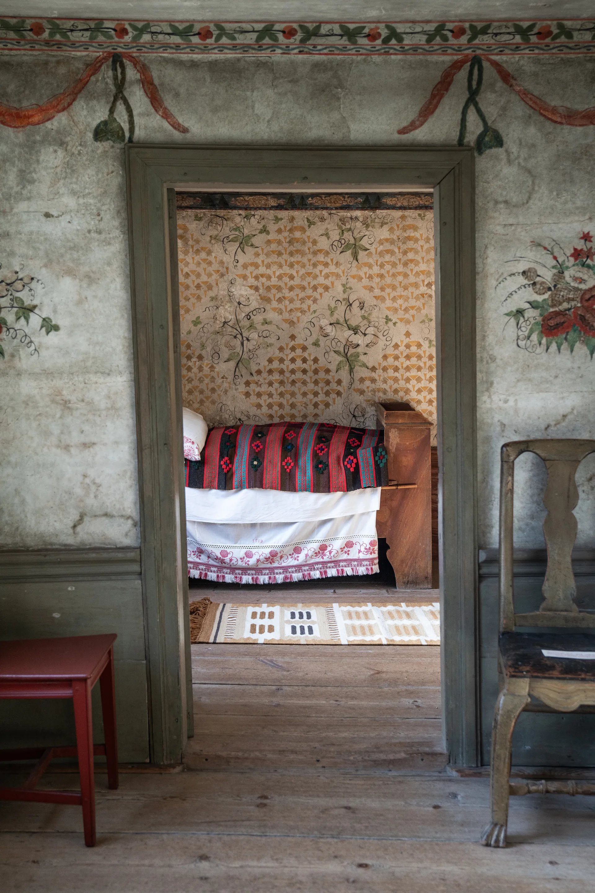 Alfombra de recibidor Röllakan Hilma, Marigold Layered