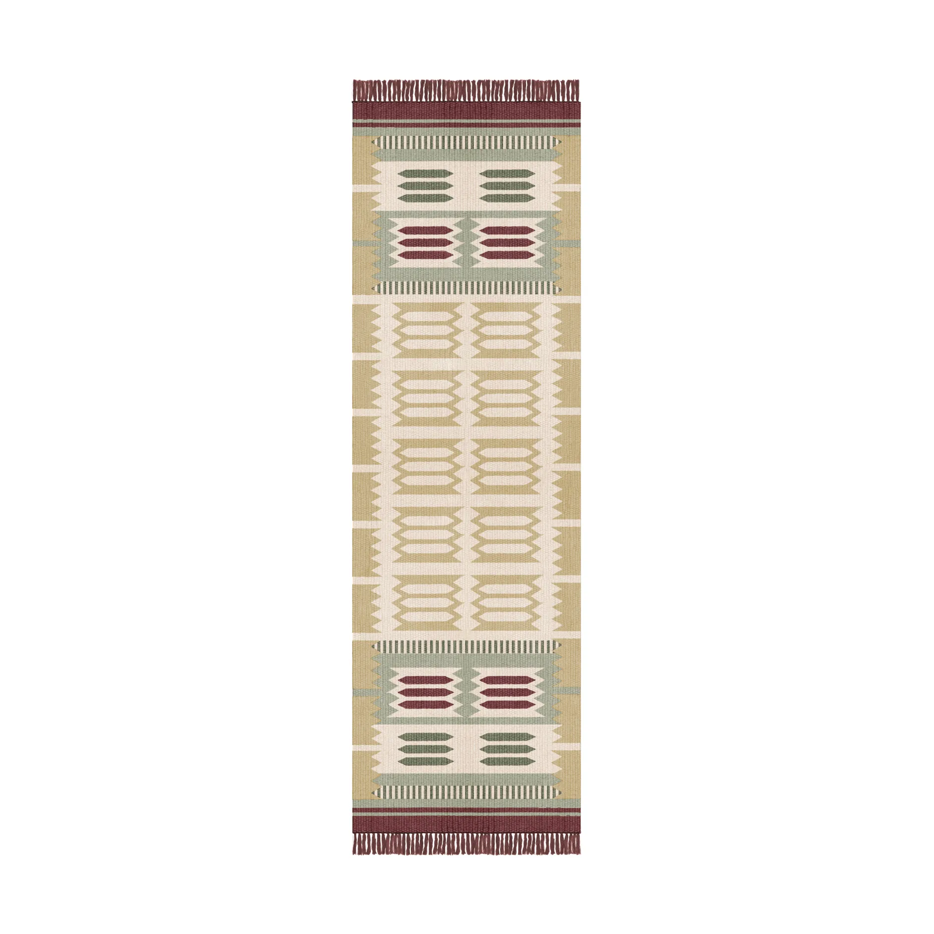 Alfombra de recibidor Röllakan Hilma, Primrose, 75x240 cm Layered