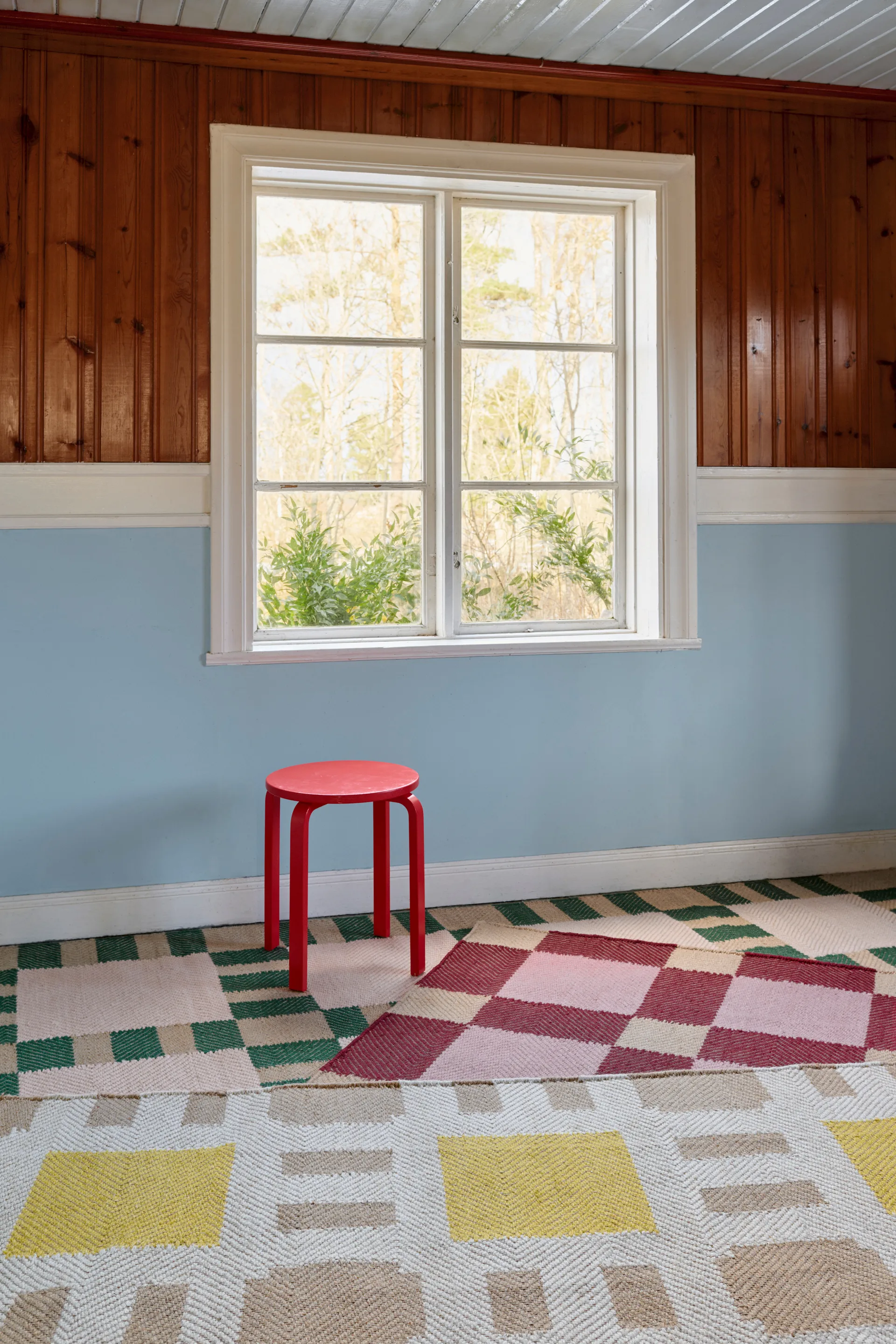 Alfombra de yute Evelina Kroon 140x200 cm, Korean chives Layered