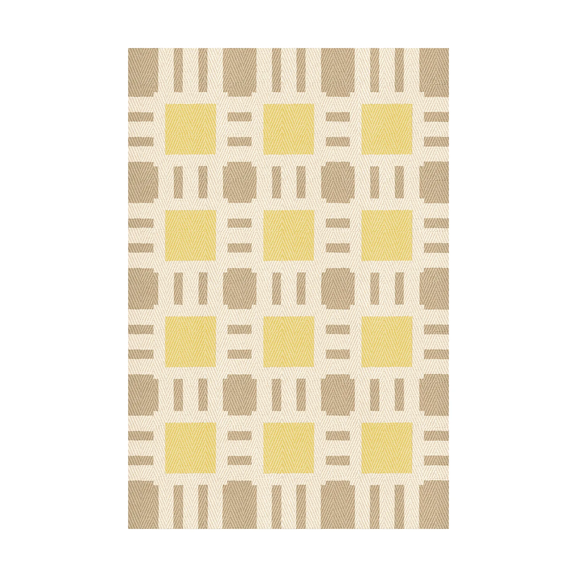 Alfombra de yute Evelina Kroon 140x200 cm, Sunny side up Layered