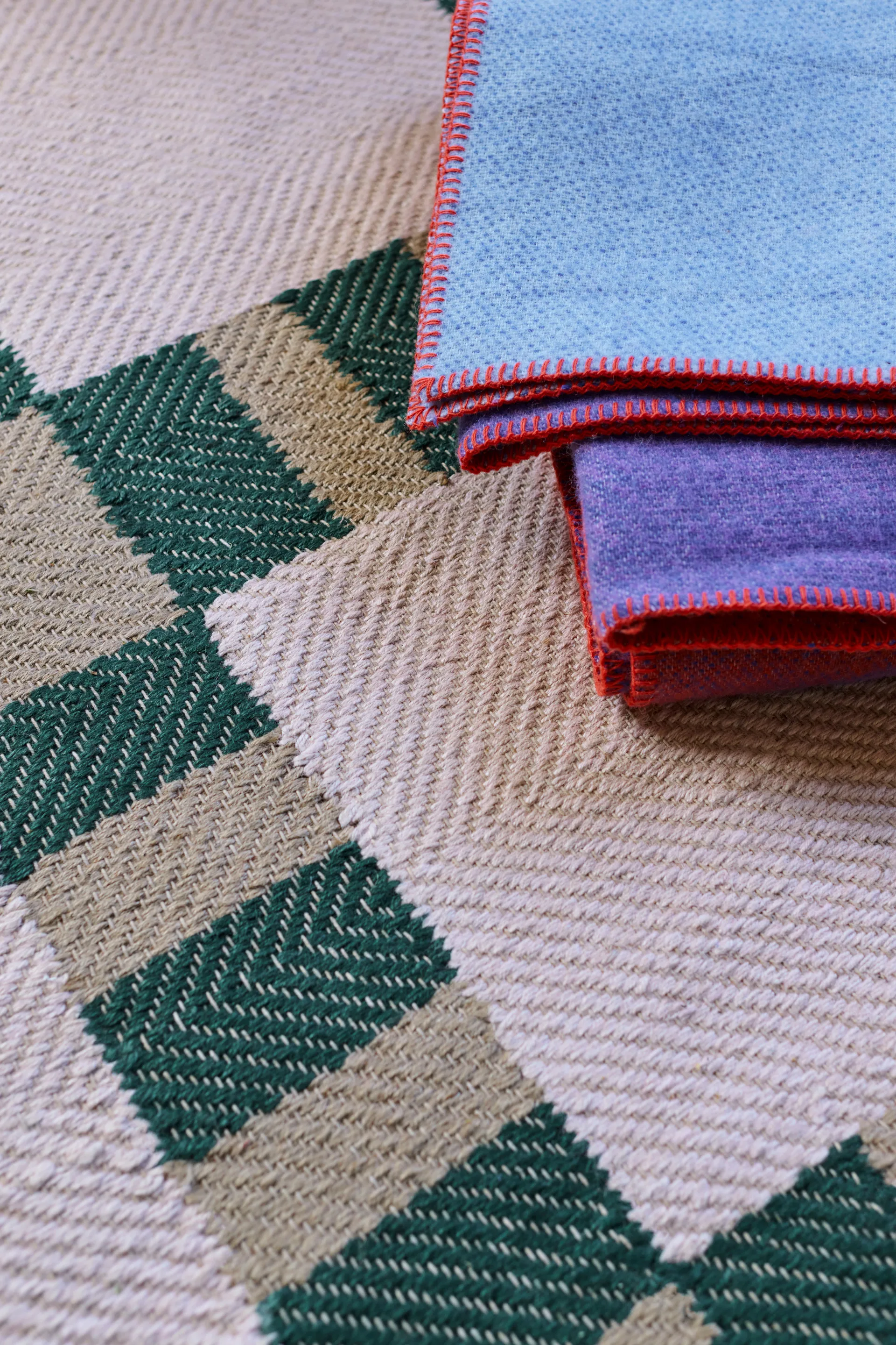 Alfombra de yute Evelina Kroon 200x300 cm, Korean chives Layered