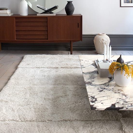 Alfombra Levels 180x270 cm, Bone White Layered