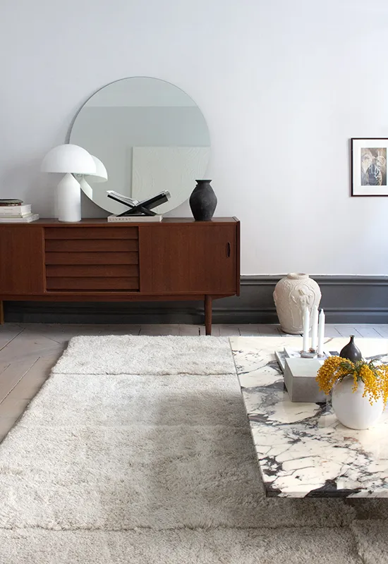 Alfombra Levels 300x400 cm, Bone White Layered