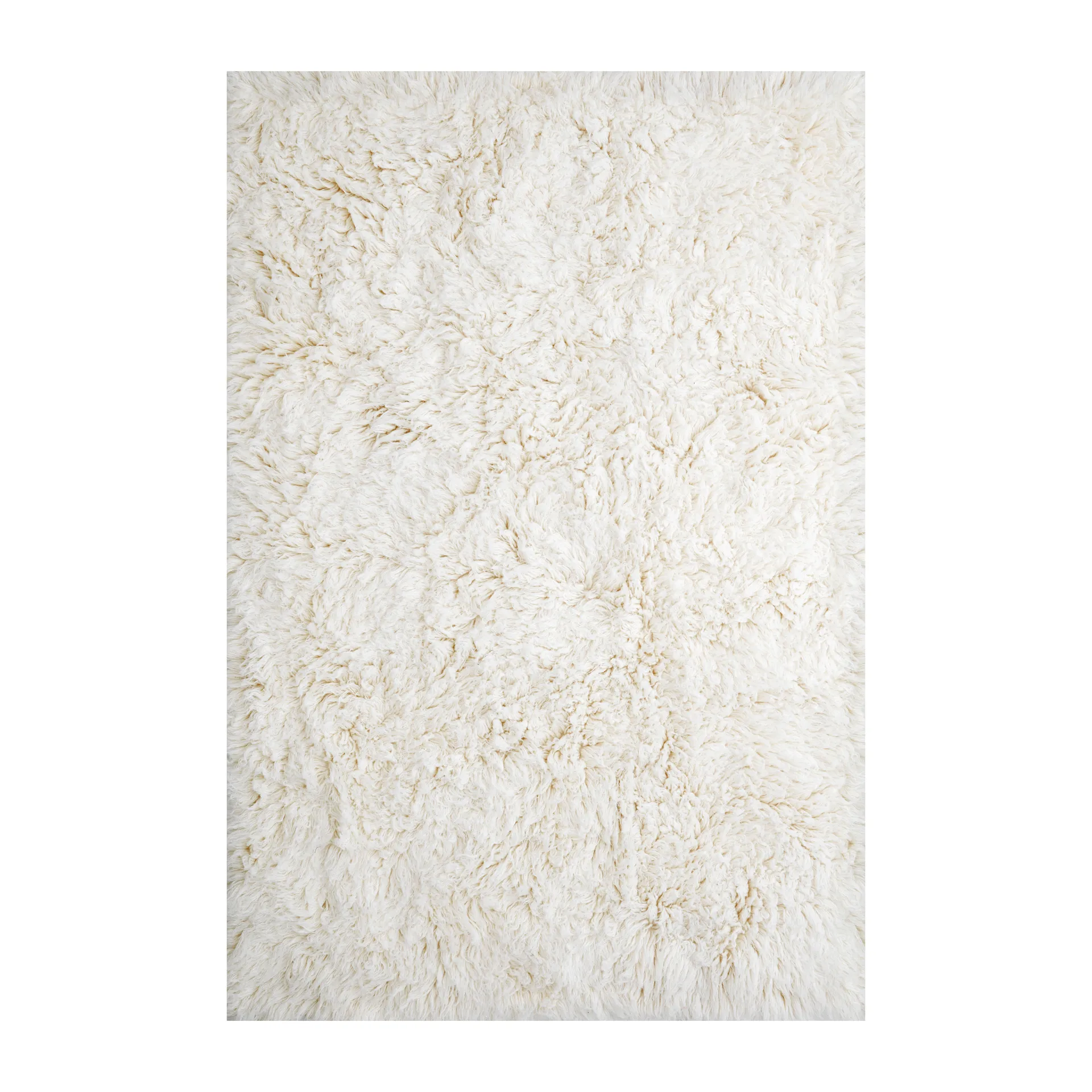 Alfombra Shaggy 300x400 cm, Bone White Layered