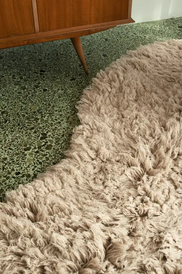 Alfombra Shaggy 300x400 cm - Oatmeal - Layered