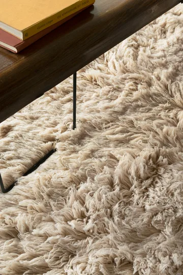 Alfombra Shaggy 300x400 cm - Oatmeal - Layered