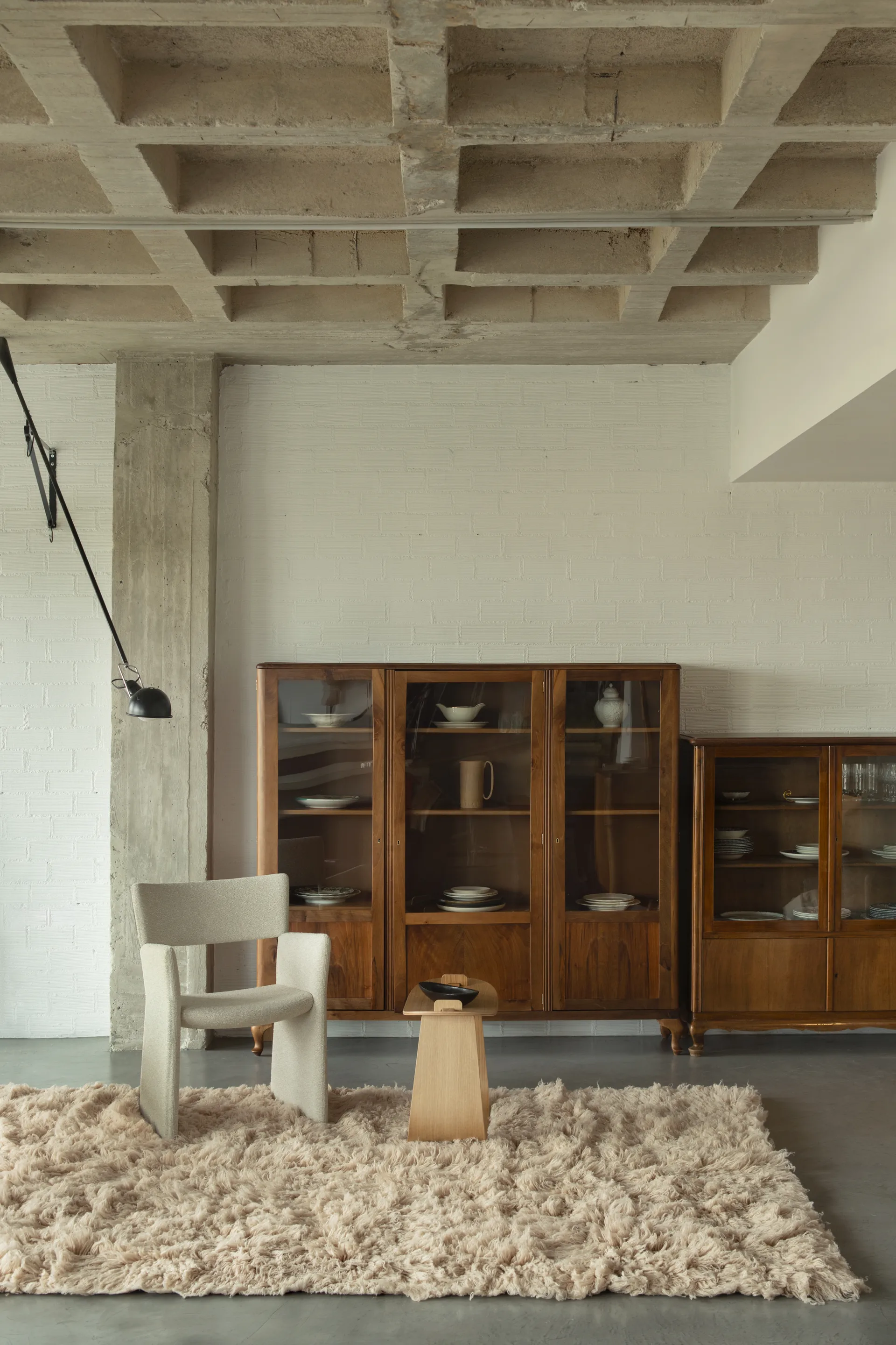 Alfombra Shaggy 300x400 cm, Oatmeal Layered