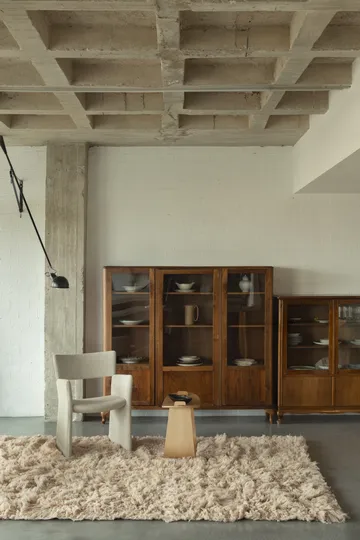 Alfombra Shaggy 300x400 cm - Oatmeal - Layered