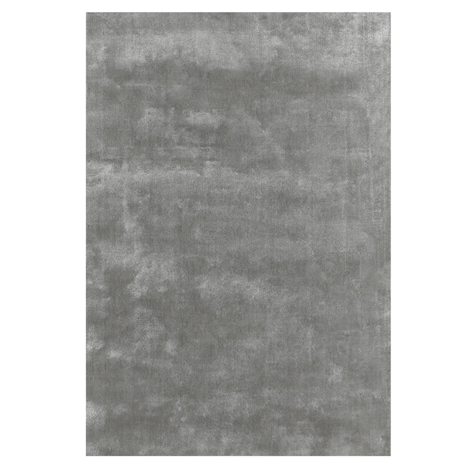 Alfombra Solid Viskos 250x350 cm, Elephant gray (gris) Layered