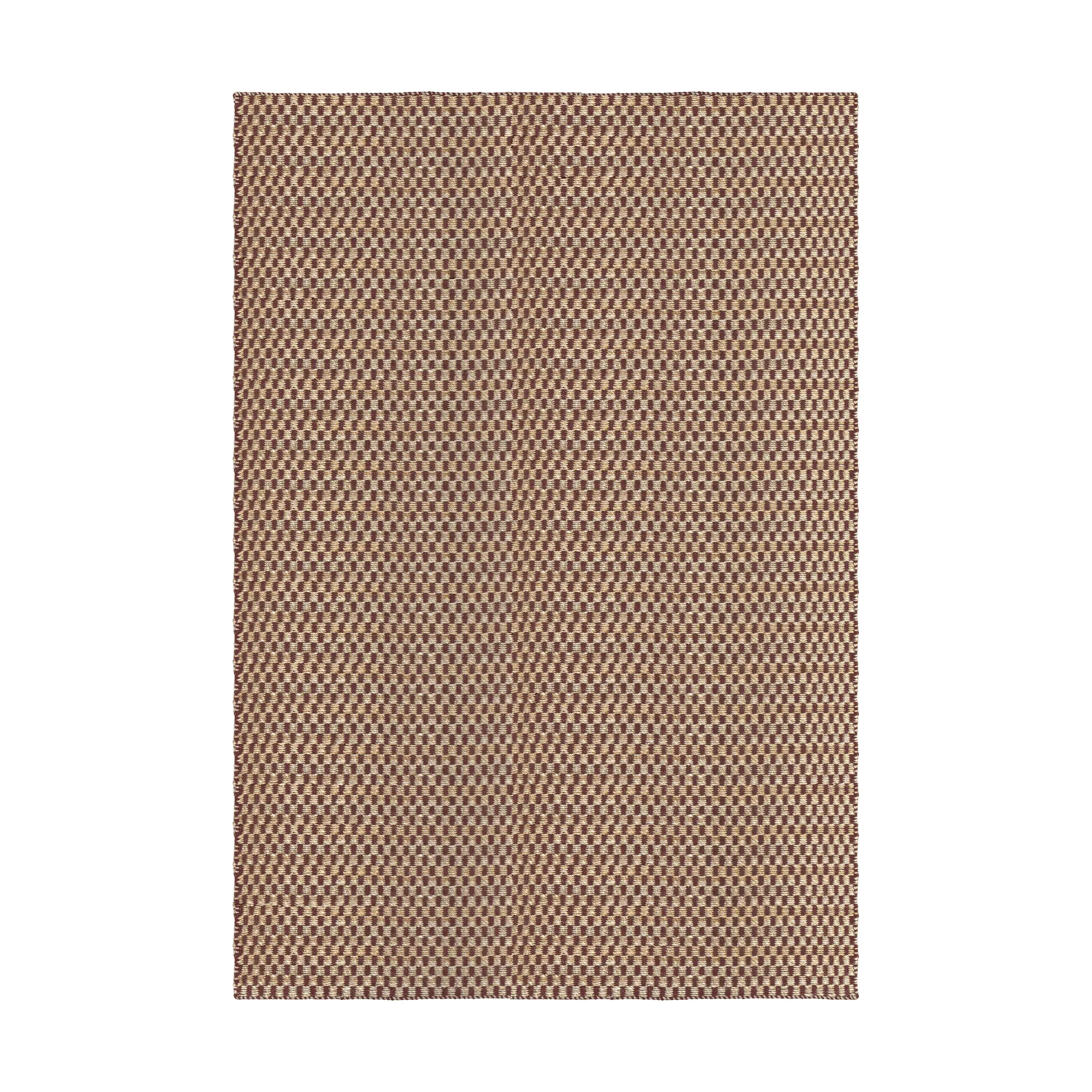 Barley alfombra de yute, Burdeos, 250x350 cm Layered