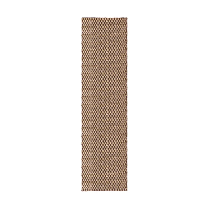 Barley alfombra de yute - Castaño, 75x240 cm - Layered