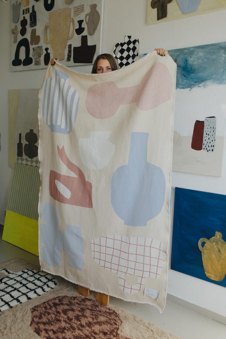 Manta de algodón Picnic 130x220 cm - Beige - Layered