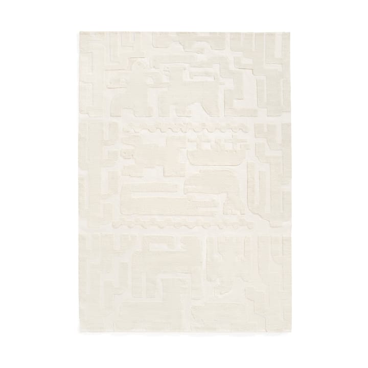 Stig Lindberg alfombra de lana Gunnel - Bone white, 250x350 cm - Layered