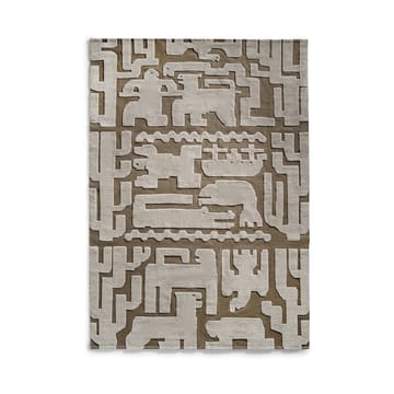 Stig Lindberg alfombra de lana Gunnel - Walnut brown, 180x270 cm - Layered