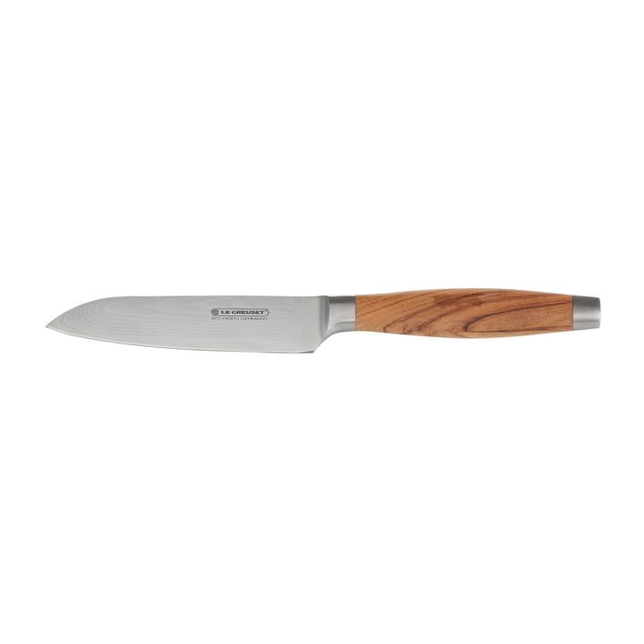 Cuchillo santoku con mango de madera de olivo Le Creuset - 13 cm - Le Creuset