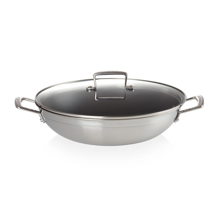 Sartén wok con tapa de cristal Le Creuset 3-Ply non-stick - 4,3 l - Le Creuset