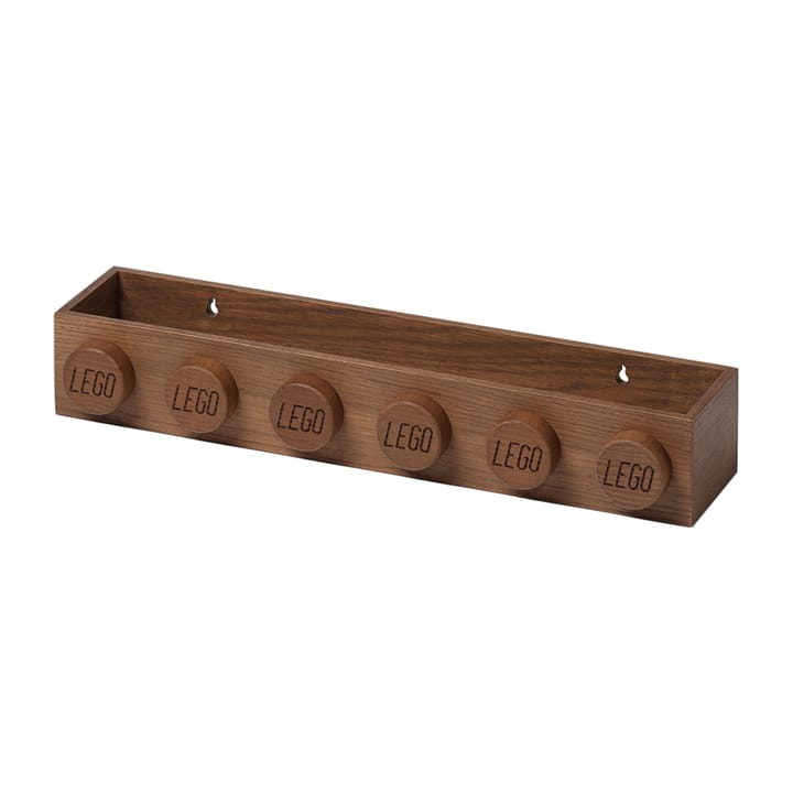 Estante LEGO madera, Roble teñido oscuro Lego
