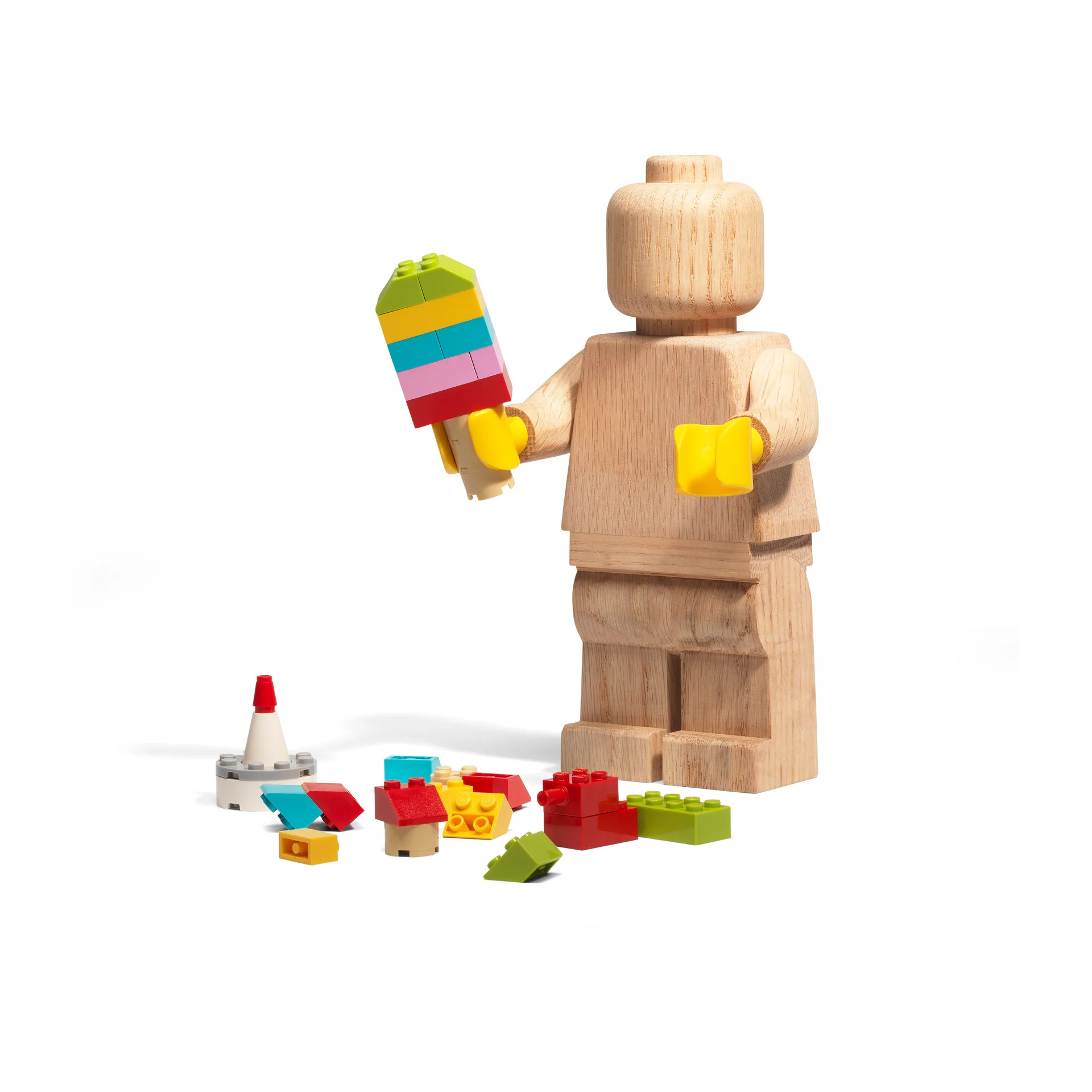 Figura de mandera mini LEGO, roble enjabonado Lego