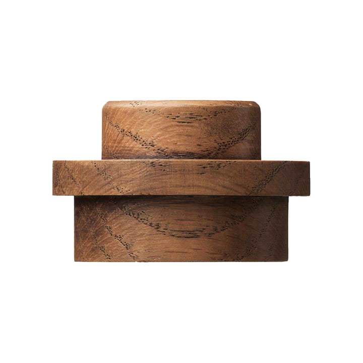 Set de colgadores de pared LEGO madera, Roble teñido oscuro Lego