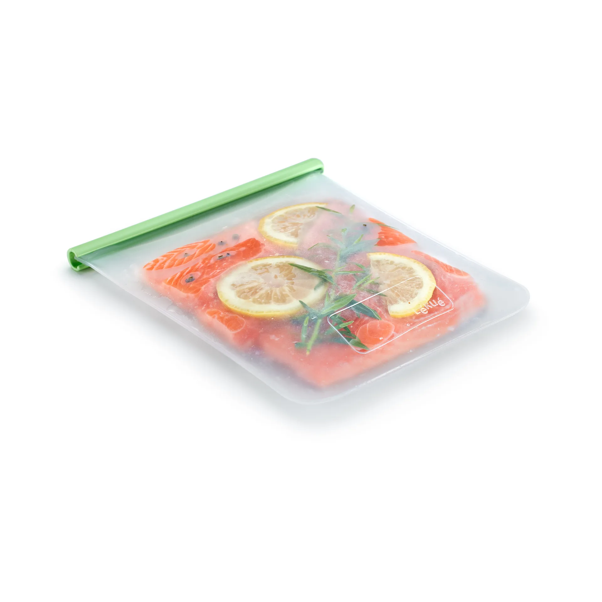 Bolsa plana reutilizable Lékué verde L, L Lékué