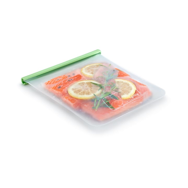 Bolsa plana reutilizable Lékué verde L, L Lékué