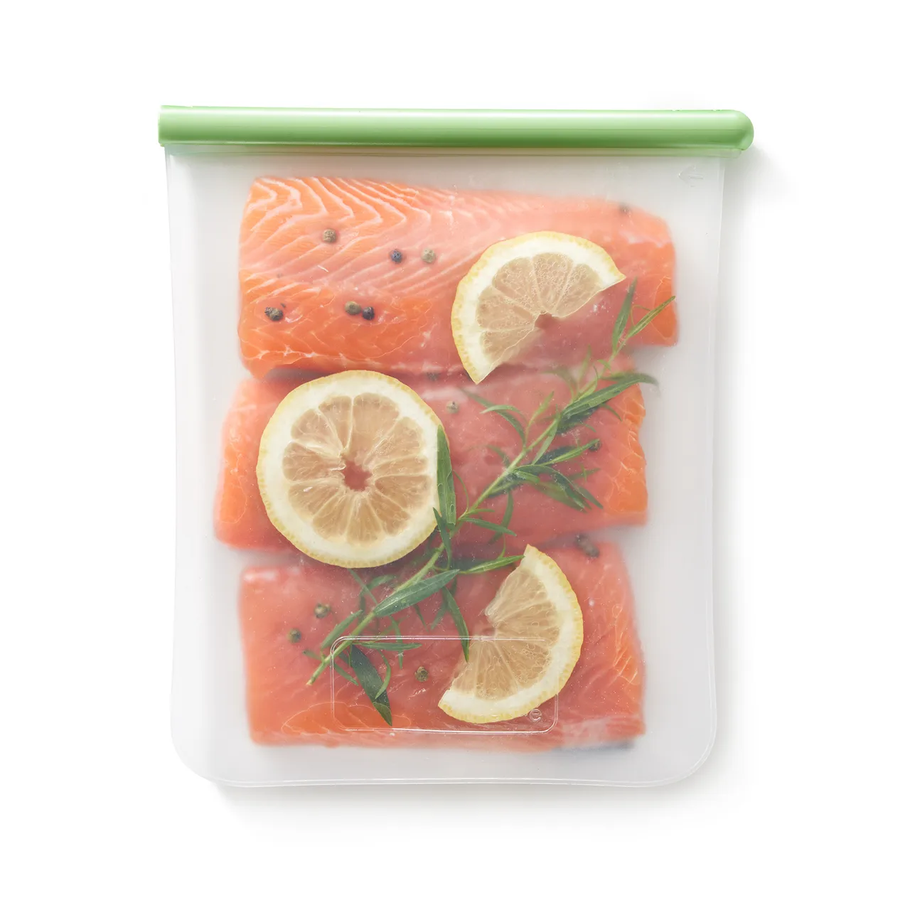 Bolsa plana reutilizable Lékué verde L, L Lékué