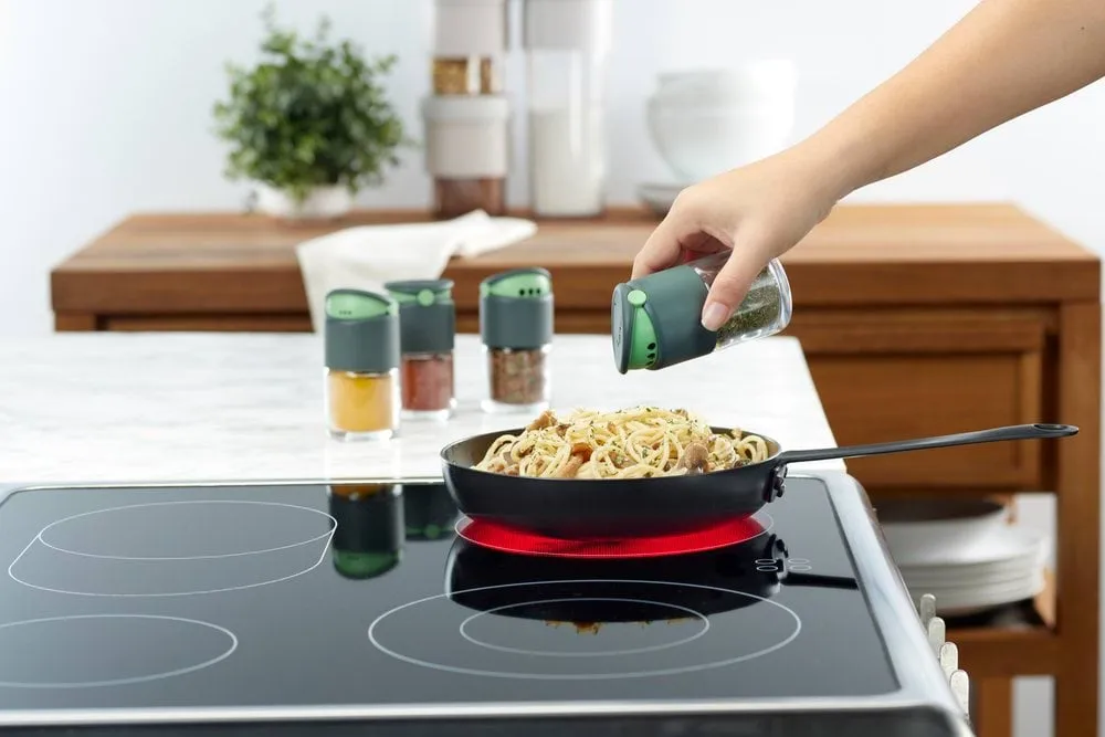 Contenedor de especias Lékué con tapa dosificadora., Gris Lékué