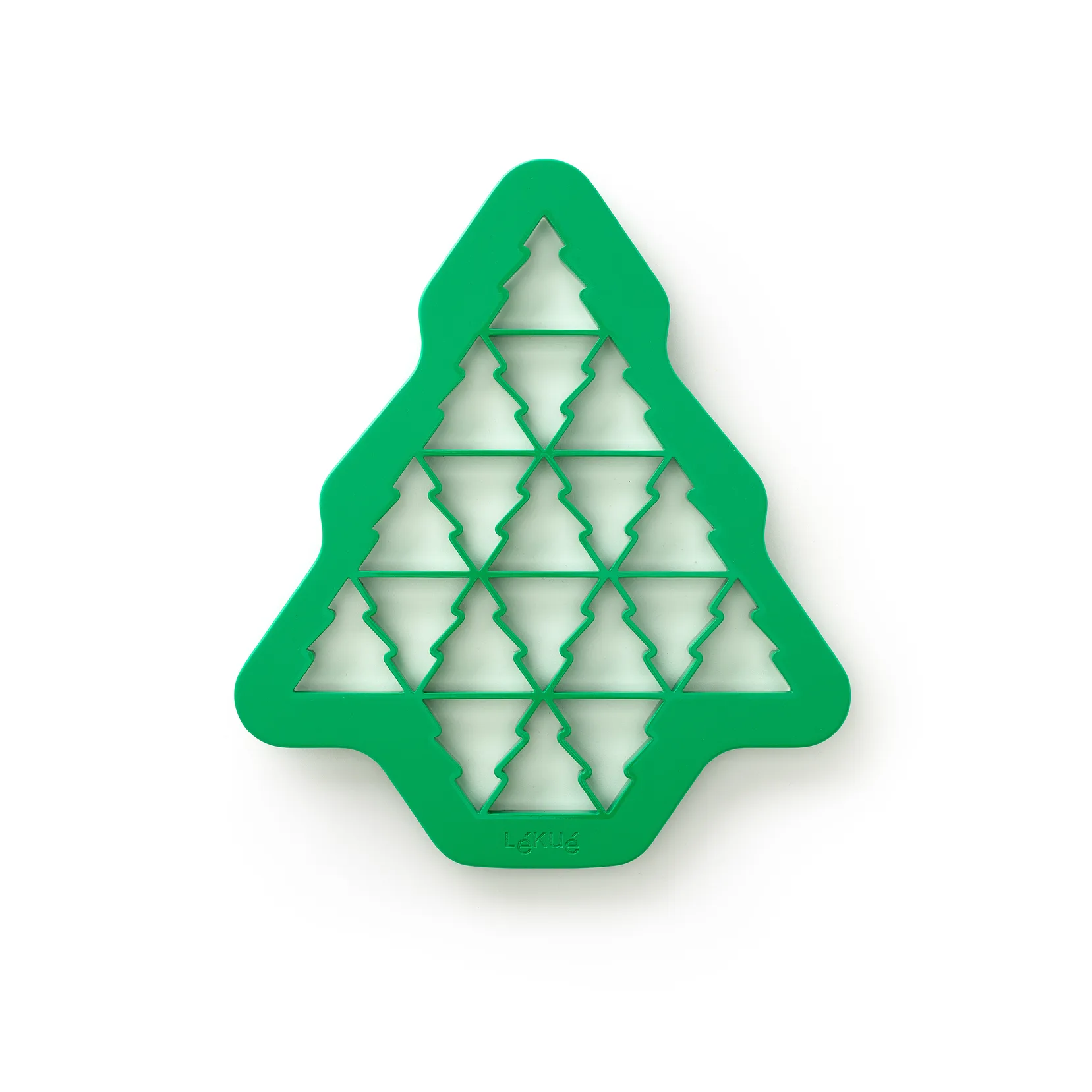 Cortador de galletas Lékué Christmas tree 23,5x27 cm, Verde Lékué