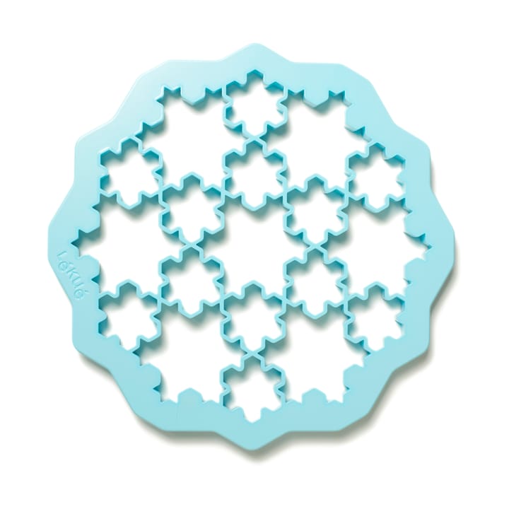 Cortador de galletas Lékué copos de nieve 23,5x23,5 cm - Azul - Lékué