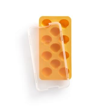 Cubitera con tapa Lékué amarilla - Caracola - Lékué