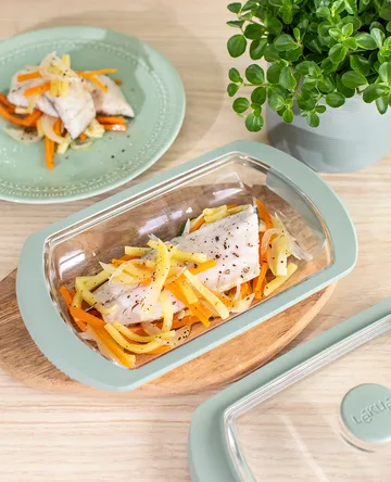 Estuche de vapor Lékué  - Transparente, cristal, 2-pack - Lékué