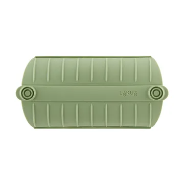 Estuche de vapor Lékué  - Verde, con bandeja, 2-pack - Lékué