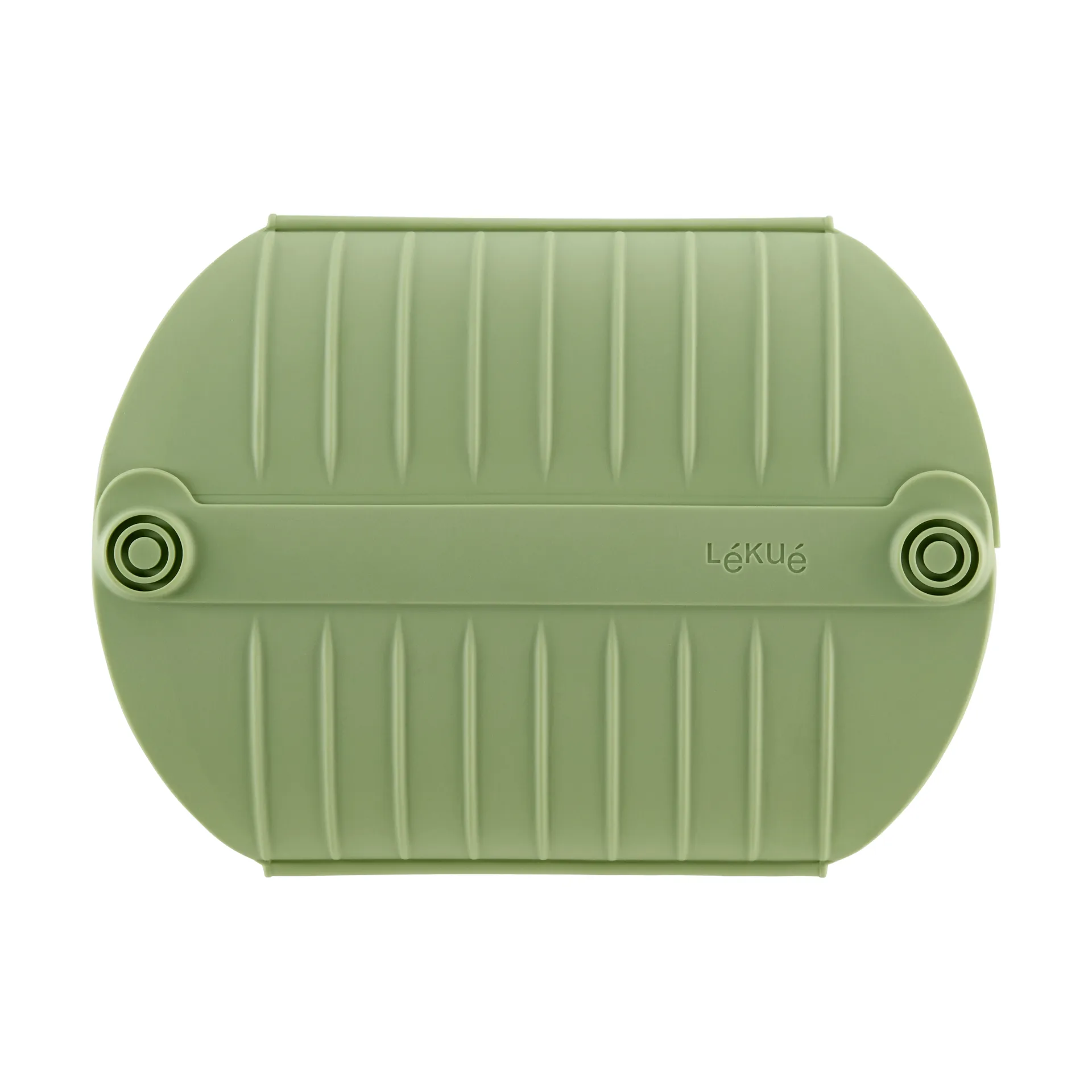 Estuche de vapor Lékué , Verde, con bandeja, 4-pack Lékué