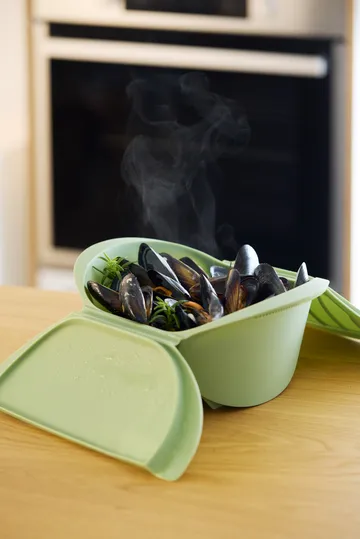 Estuche de vapor Lékué  - Verde, grande, 2-pack - Lékué