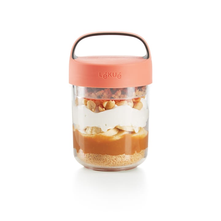 Jar To Go Lékué 400 ml, Coral Lékué