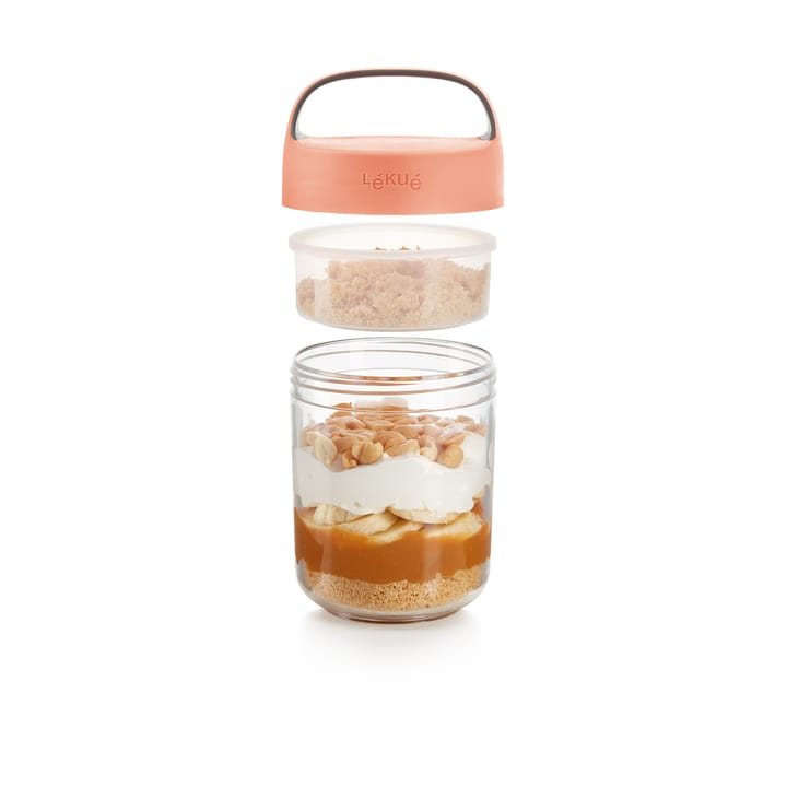 Jar To Go Lékué 400 ml, Coral Lékué