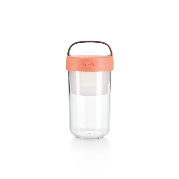 Jar To Go Lékué 600 ml - Coral - Lékué