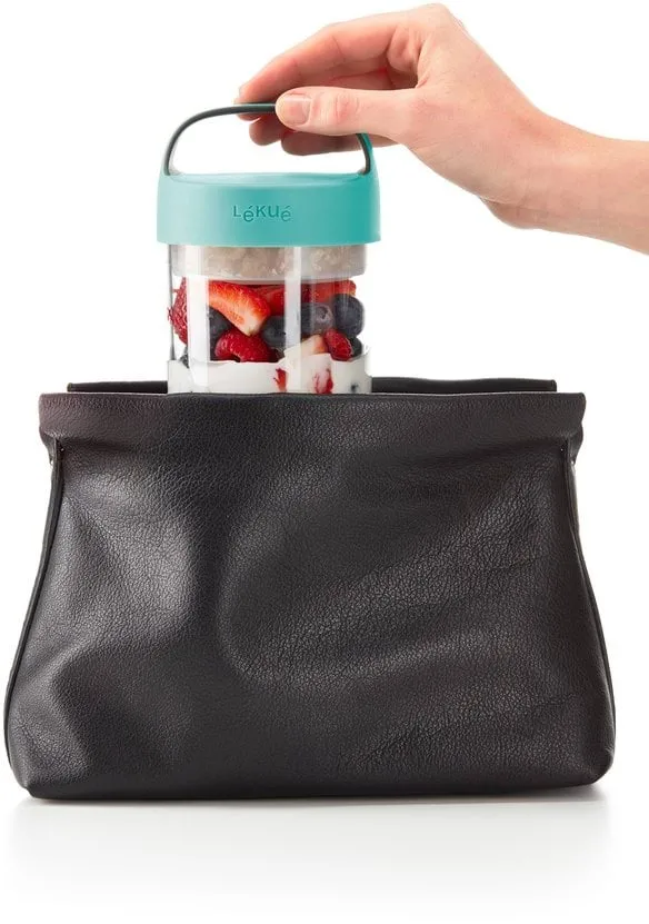 Jar To Go Lékué 600 ml, Turquesa Lékué