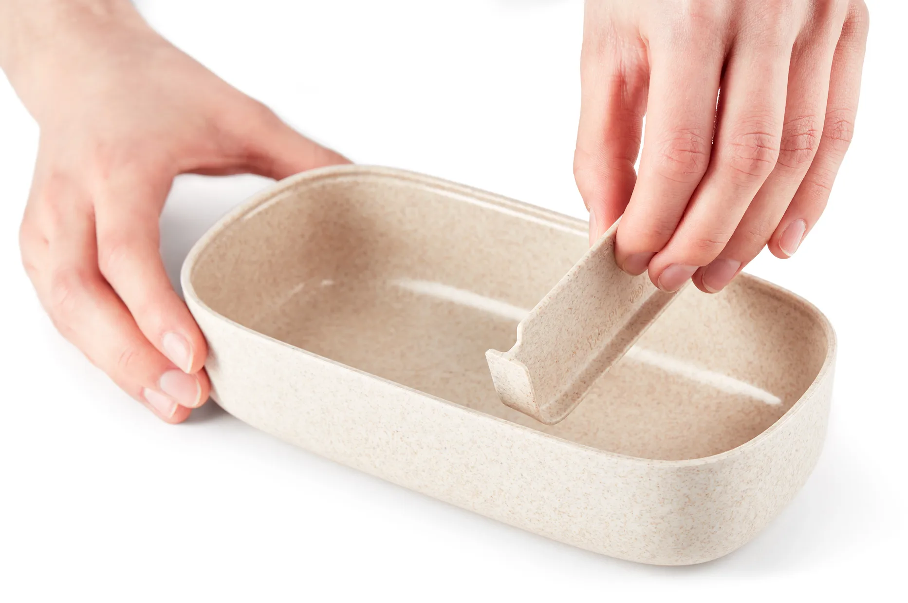 Lunchbox To Go organic Lékué 500 ml, Beige Lékué