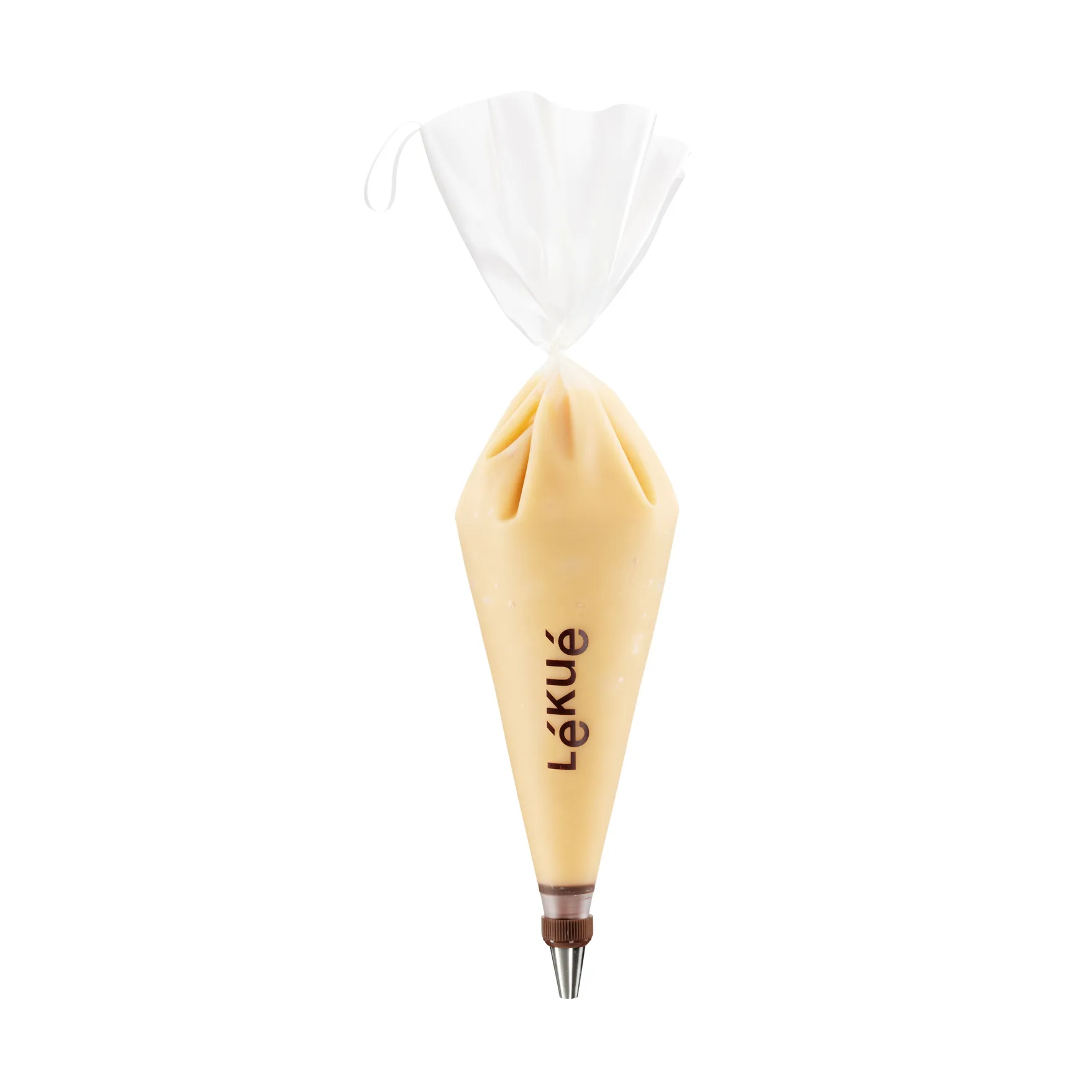 Manga pastelera reutilizable Lékué 3 boquillas, Transparente Lékué