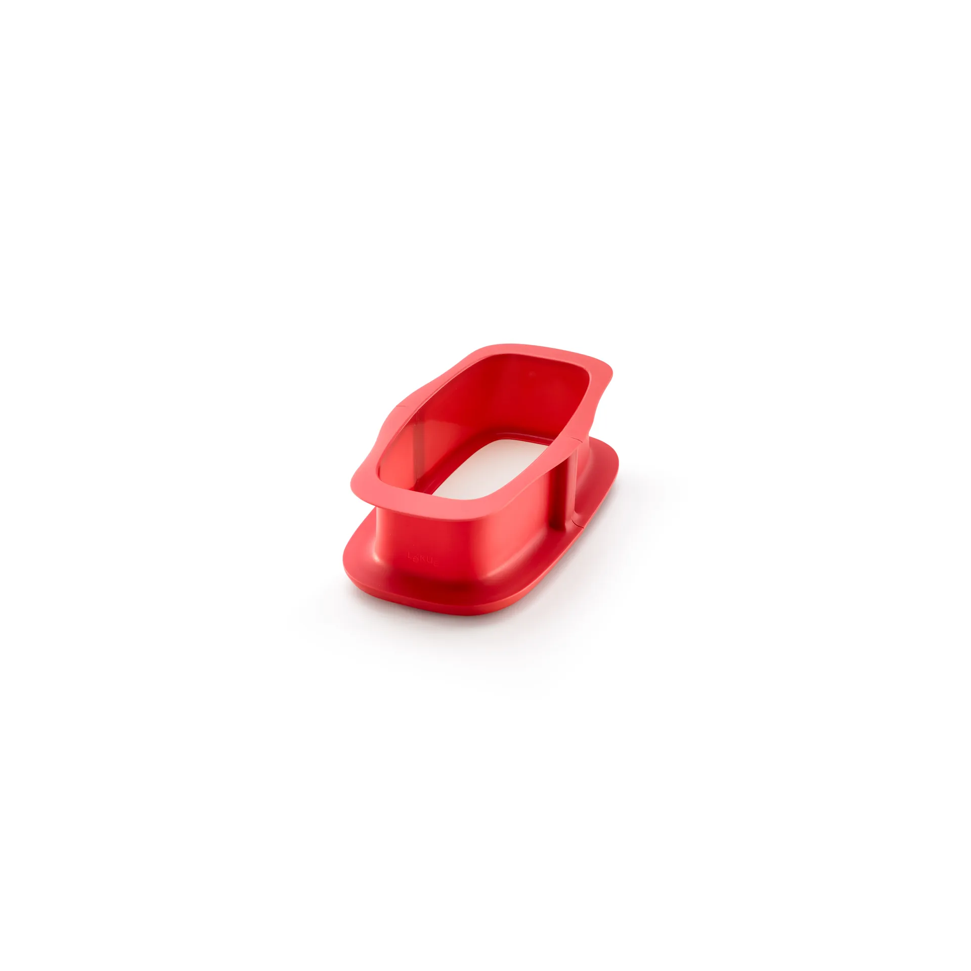 Molde desmontable rectangular Lékué con base 24 cm, Rojo Lékué
