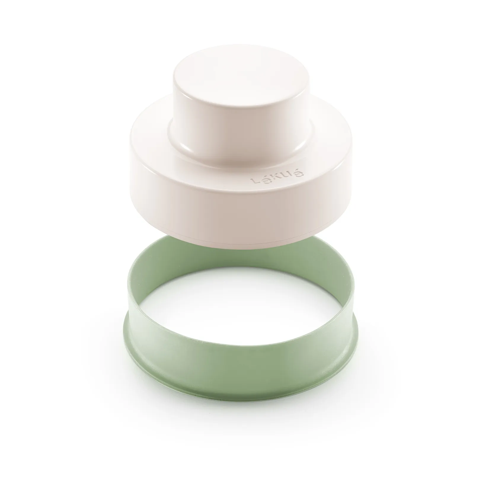 Molde hamburguesas vegetales Lékué 2 piezas., Verde Lékué