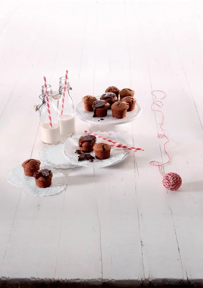 Molde mini muffins de silicona Lékué 11 cav., Negro Lékué