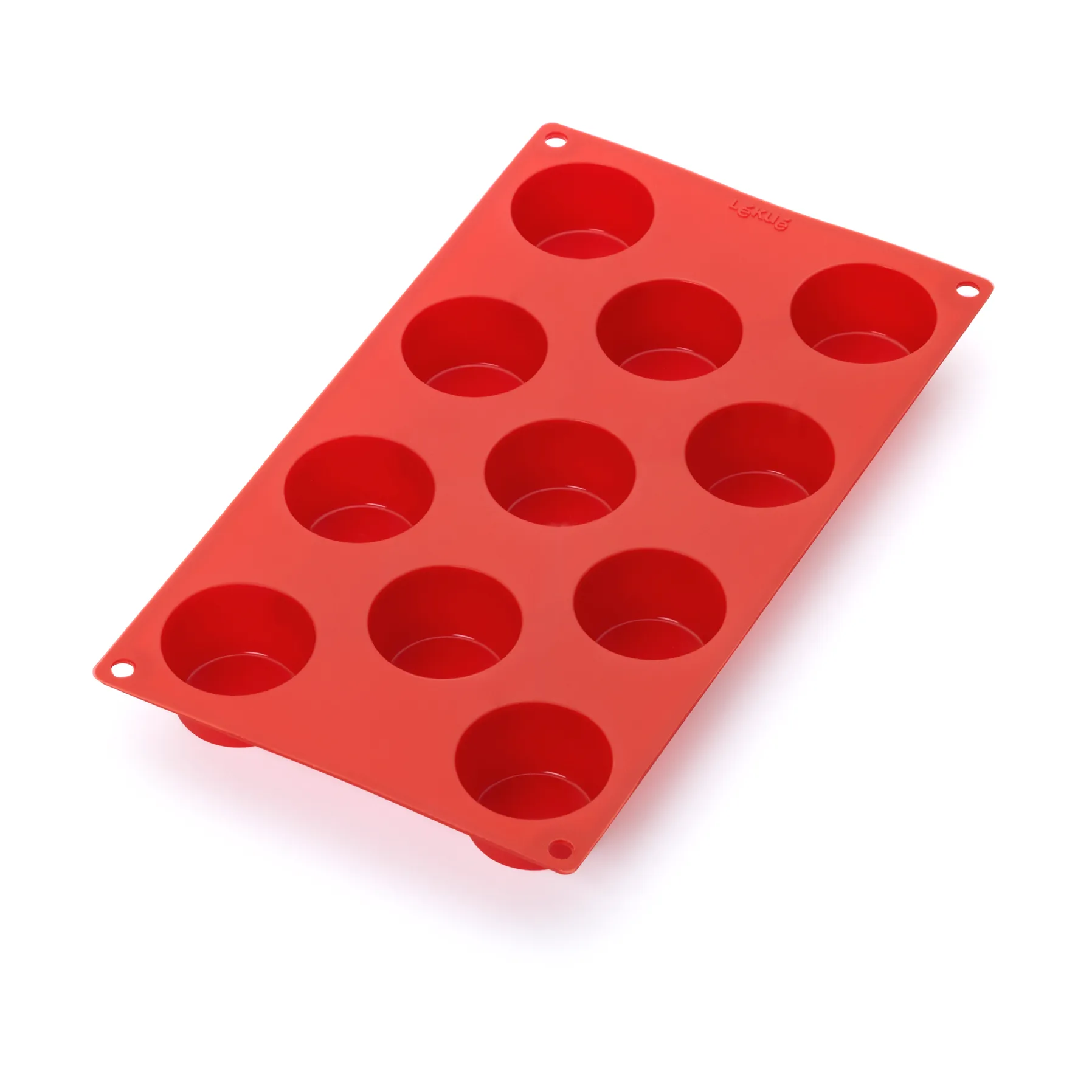 Molde mini muffins de silicona Lékué 11 cav., Rojo Lékué