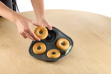 Molde para donuts para Air fryer Lékué, 4 uds. - Gris - Lékué