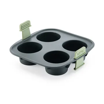 Molde para muffins para Air fryer Lékué, 4 uds. - Gris - Lékué