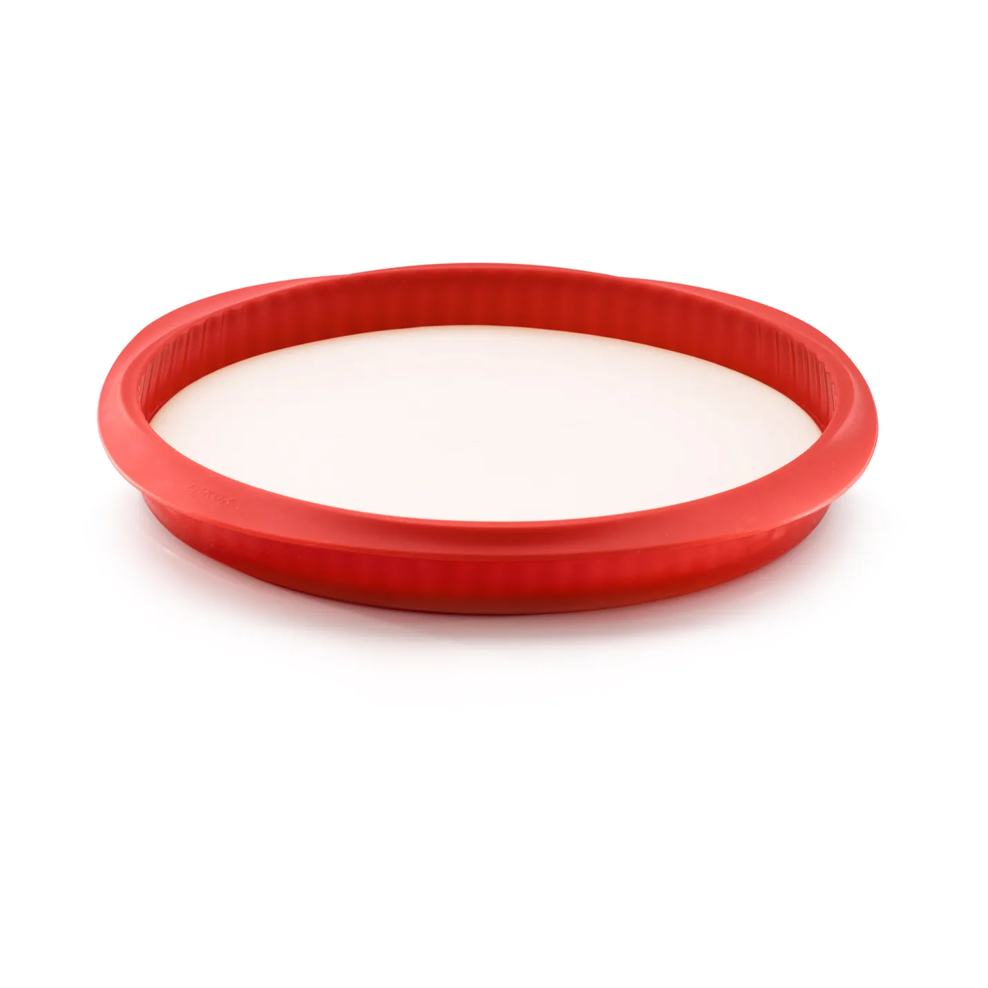 Molde quiche Lékué con plato 28 cm, Rojo Lékué