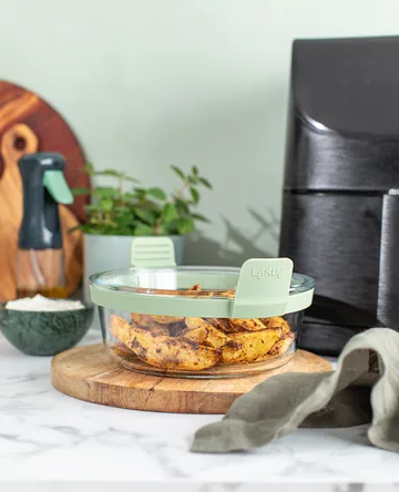 Molde redondo de vidrio para Air fryer Lékué  - Transparente - Lékué