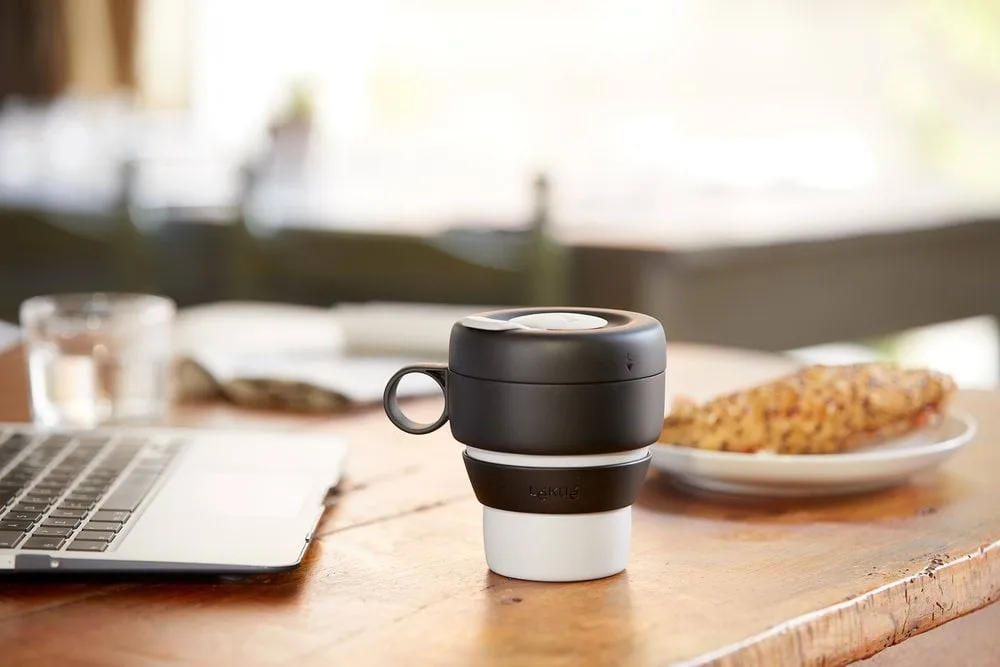 Mug To Go Lékué 350 ml, Gris Lékué