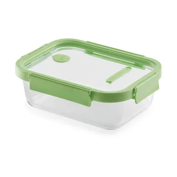 Recipiente hermético de vidrio Lékué rectangular 1520 ml - Verde - Lékué